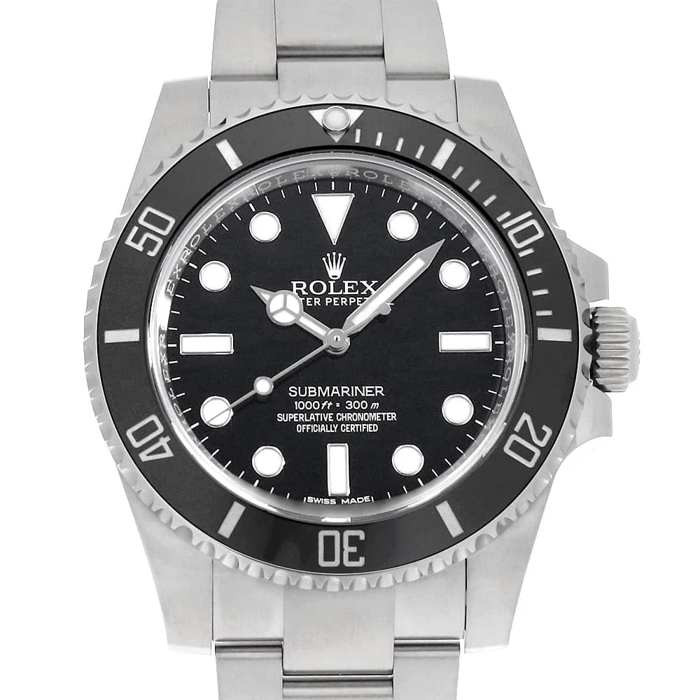 ROLEX SUBMARINER BLACK WATCH: ROLEX SUBMARINER black Brand: ROLEX Type/Style: Wrist watch Material: Band Material Stainless Steel, Case Material Stainless Steel Color: Dial Color Black Size: Case Size Case:W40mm Circumference of W