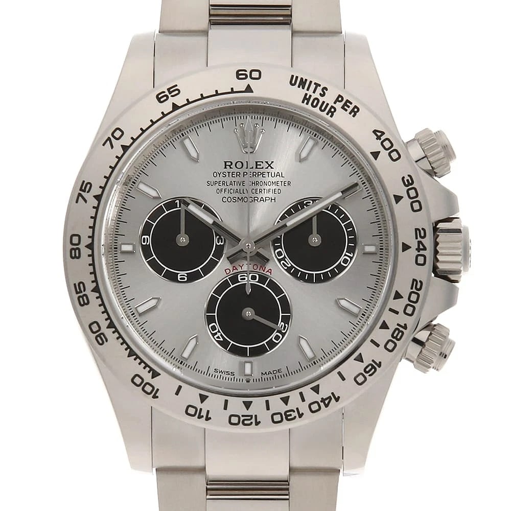 ROLEX COSMOGRAPH DAYTONA STEEL X BLACK WATCH: ROLEX Cosmograph Daytona Steel x black Brand: ROLEX Type/Style: Wrist watch Material: Band Material White Gold, Case Material White gold Color: Dial Color Steel and Black Size: Case Size Case:W40mm