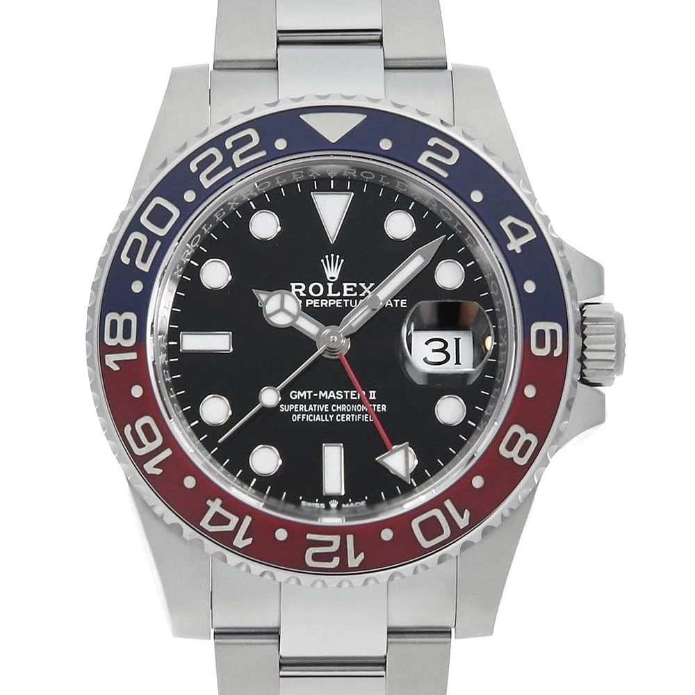 ROLEX GMT MASTER BLACK OYSTER WATCH: ROLEX GMT Master black oyster Brand: ROLEX Type/Style: Wrist watch Material: Band Material Stainless Steel, Case Material Stainless Steel Color: Dial Color Black Size: Case Size Case:W40mm