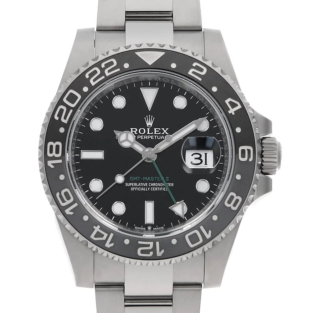 ROLEX GMT MASTER BLACK OYSTER WATCH: ROLEX GMT Master black oyster Brand: ROLEX Type/Style: Wrist watch Material: Band Material Stainless Steel, Case Material Stainless Steel Color: Dial Color Black Size: Case Size Case:W40mm