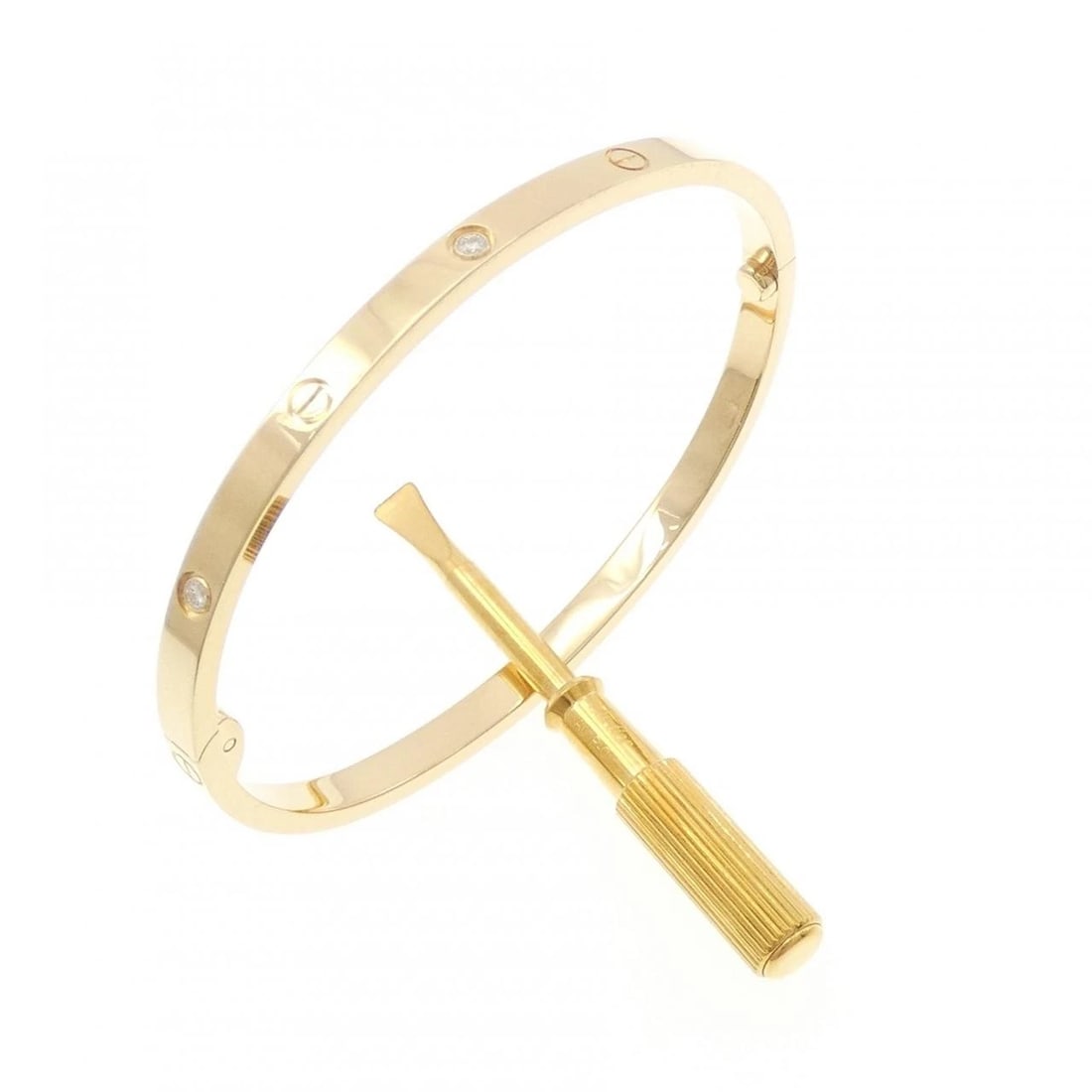 CARTIER LOVE BRACELET SMALL 6P: Cartier Love Bracelet Small 6P Brand: CARTIER Type/Style: Cartier Bracelets Material: 750 yellow gold, Main Stone Natural Color: yellow gold Size: lenght 15.5cm (16) Actual Size Max width approx: