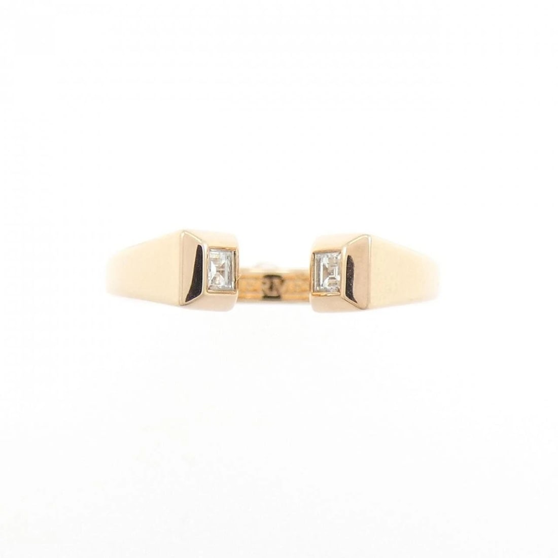 HERMES CLOUS DE FORGE RING: Hermes Clous de Forge Ring Brand: HERMES Type/Style: Hermes Ring Material: 750 Pink Gold, Main Stone Natural Color: Pink Gold Size: US 5 1/4 Accessories: None Accessories Notice: When purchasing