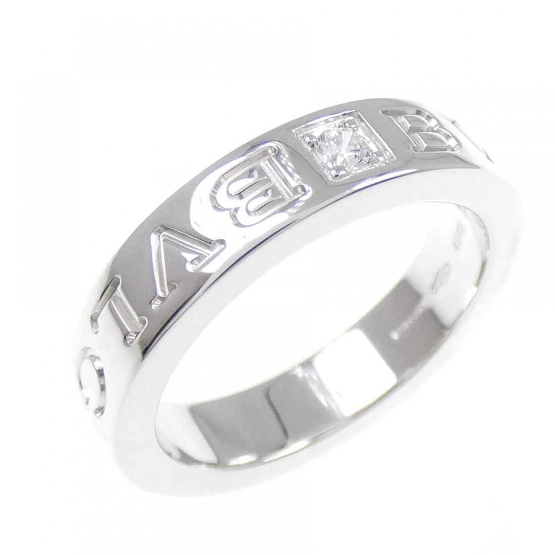 BVLGARI B.ZERO1 RING: Bvlgari B.zero1 Ring Brand: BVLGARI Type/Style: Bulgari Ring Material: 750 white gold, Main Stone Natural Color: white gold Size: US 4 3/4 Accessories: None Accessories Notice: When purcha