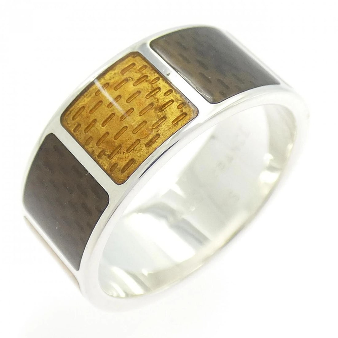 LOUIS VUITTON 925 RING: Louis Vuitton 925 ring Brand: LOUIS VUITTON Type/Style: Louis Vuitton Ring Material: 925Silver, Main Stone Resin Color: Silver Size: US 7 3/4(XS) Accessories: None Accessories Notice: When purchasing