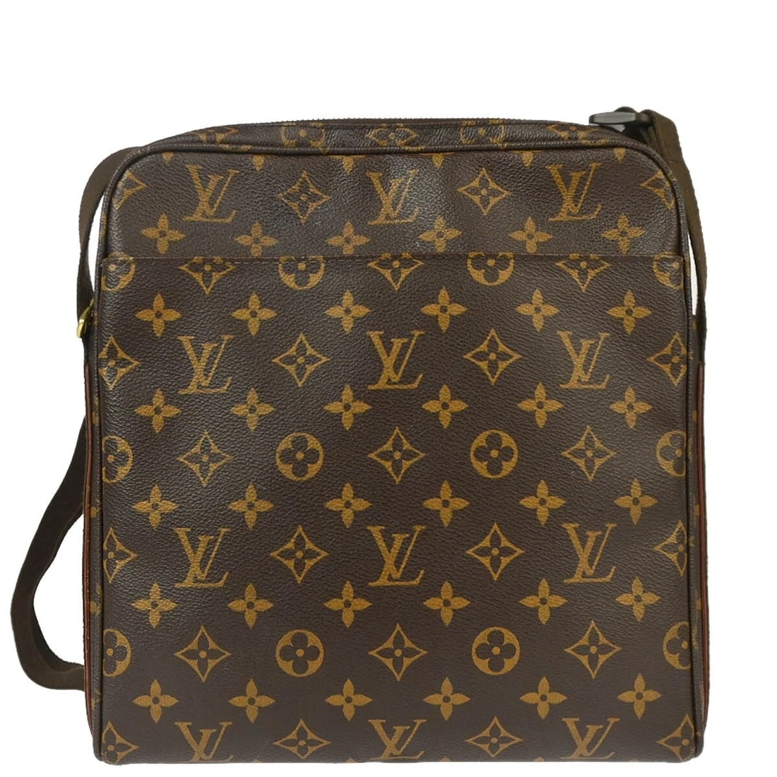 LOUIS VUITTON MONOGRAM TROTTEUR BEAUBOURG SHOULDER BAG: Louis Vuitton Monogram Trotteur Beaubourg Shoulder Bag Brand: Louis Vuitton Type/Style: Shoulder Bag Material: Monogram Canvas, Leather Color: Brown Size: W 9.8 x H 10.2 x D 1.6 (Inch) Accessories