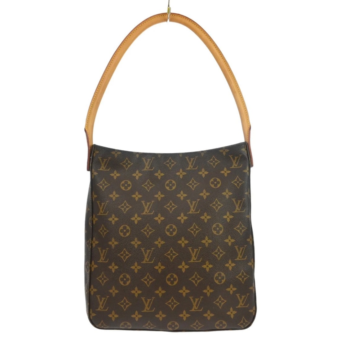 LOUIS VUITTON LOOPING GM SHOULDER BAG: LOUIS VUITTON LOOPING GM SHOULDER BAG Brand: Louis Vuitton Type/Style: Shoulder Bag Material: Monogram Canvas, Leather Color: Brown Size: W 11.0 x H 11.8 x D 3.9 (Inch) Accessories: None A