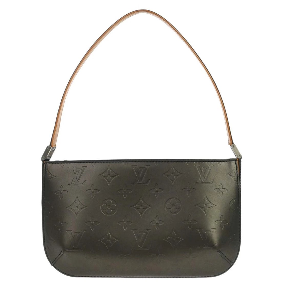 LOUIS VUITTON BLACK MONOGRAM MAT FOWLER HANDBAG: Louis Vuitton Black Monogram Mat Fowler Handbag Brand: Louis Vuitton Type/Style: Top Handle Bag Material: Monogram Mat Leather, Leather Color: Black Size: W 9.4 x H 5.9 x D 3.1 (Inch) Accessories: