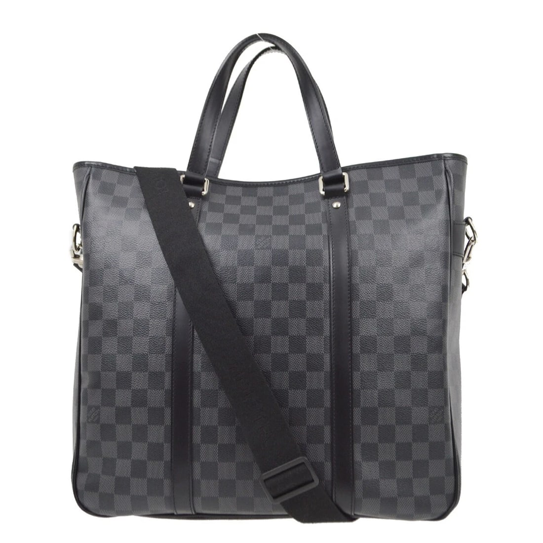 LOUIS VUITTON DAMIER GRAPHITE TADAO 2WAY TOTE HANDBAG (1 of 7)