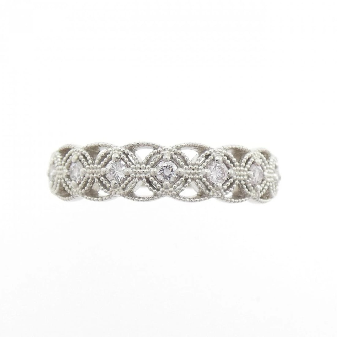 PT950 PINK DIAMOND RING - 2