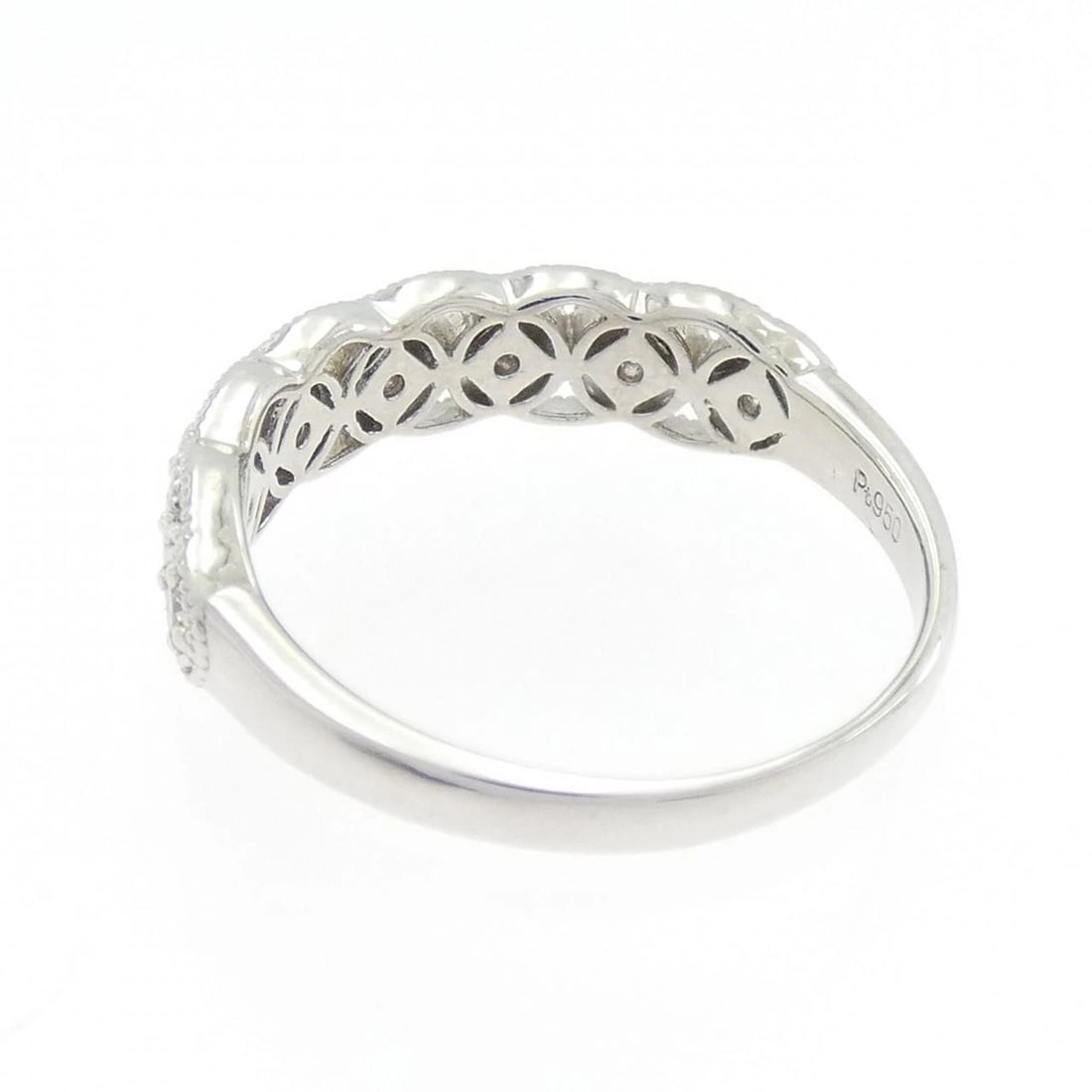 PT950 PINK DIAMOND RING - 3