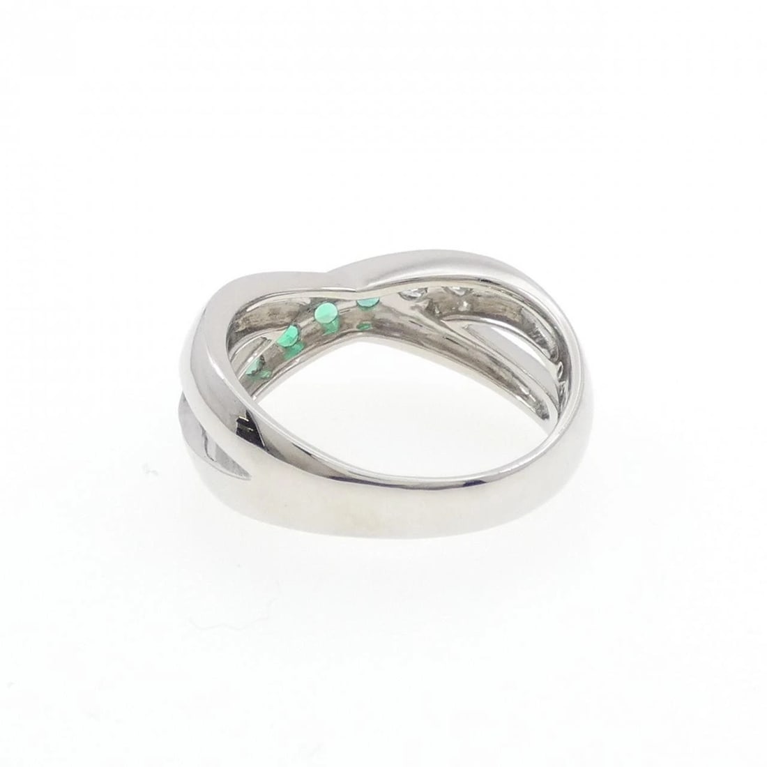 PT900 EMERALD RING - 2