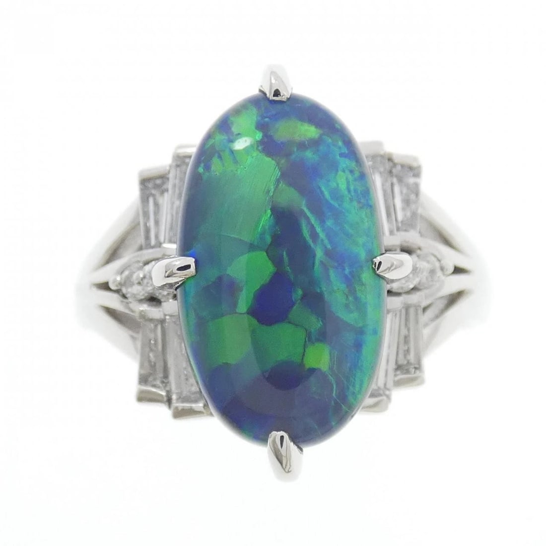 PT900 BLACK OPAL RING - 2