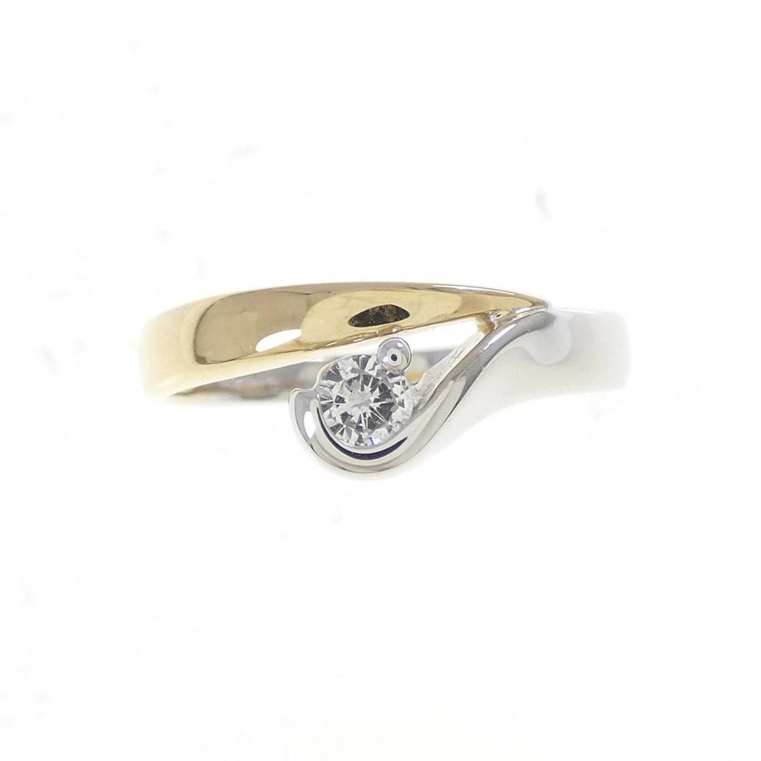 K18WG/K18YG DIAMOND RING - 2