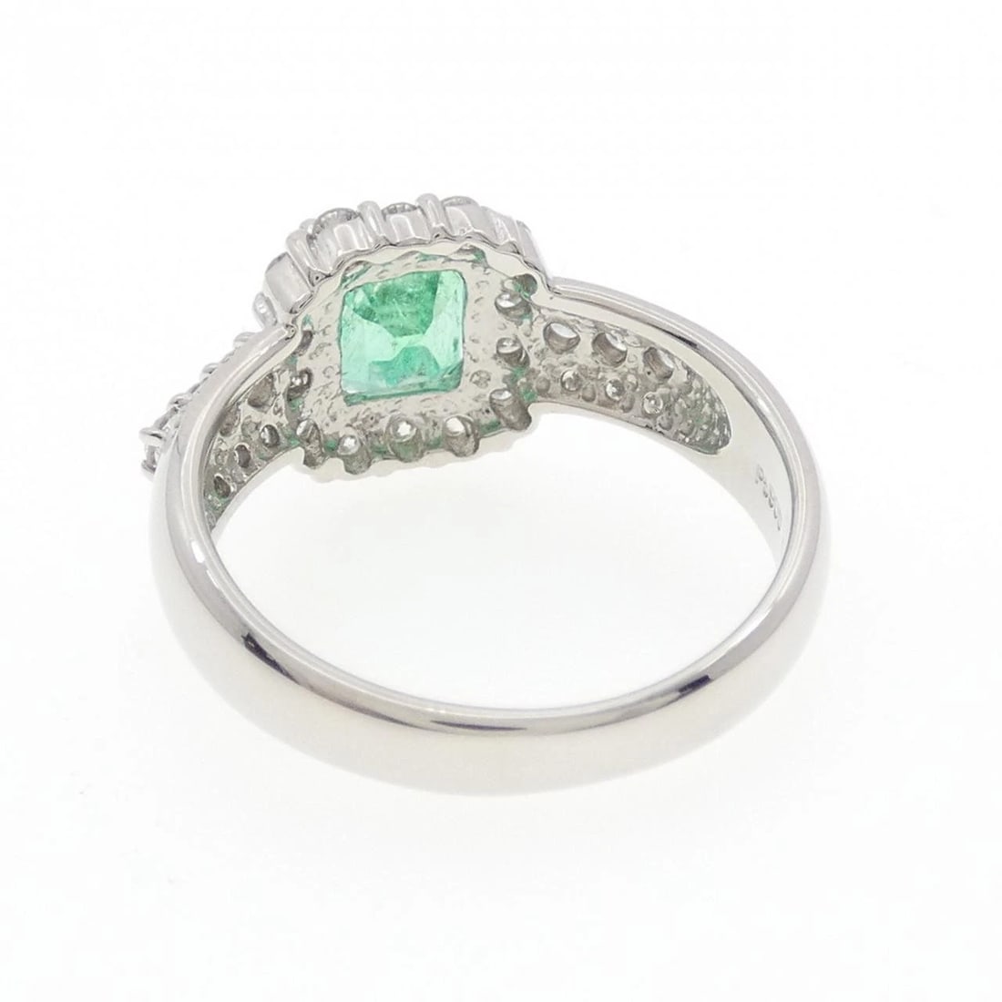PT900 EMERALD RING - 2