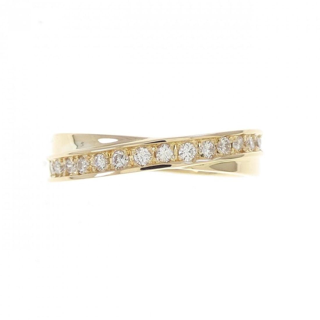 K18YG DIAMOND RING - 2