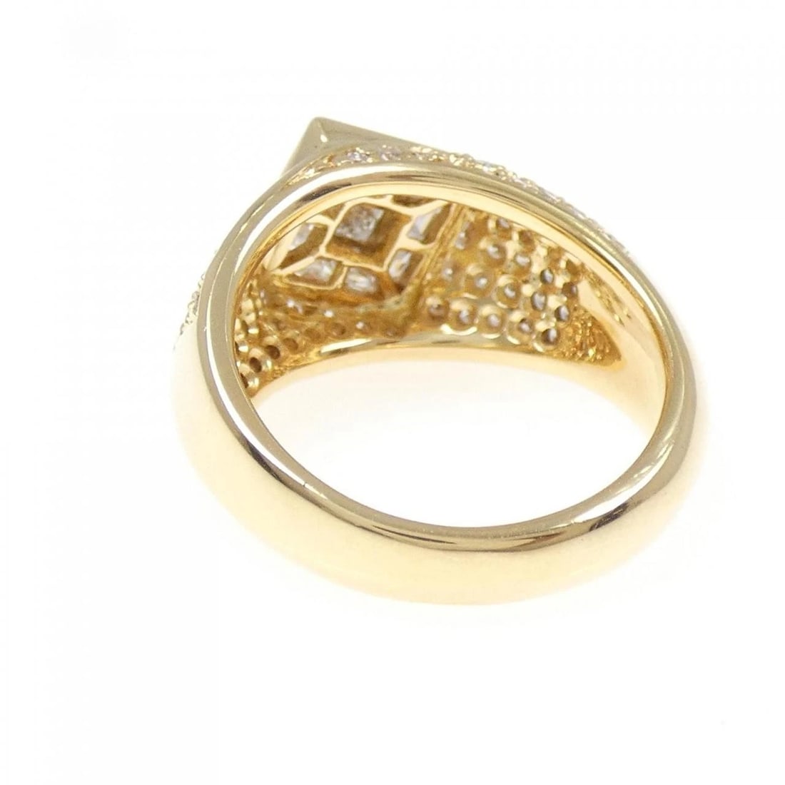 750YG DIAMOND RING - 3