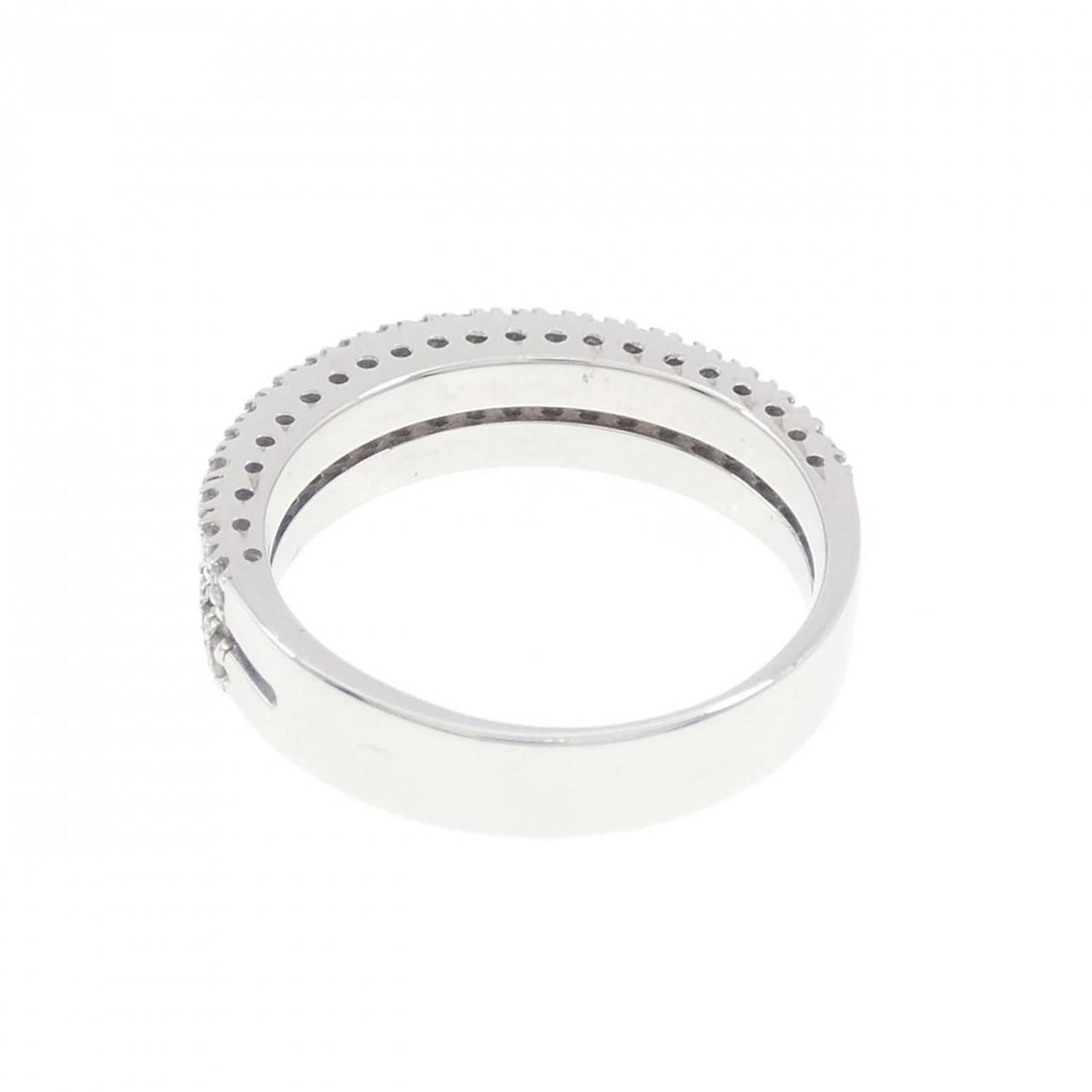 K18WG DIAMOND RING - 3