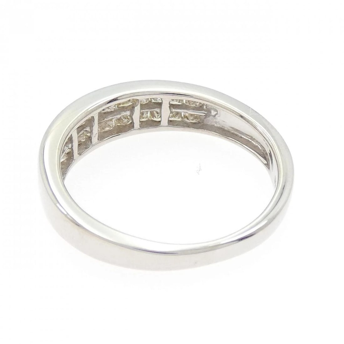 K18WG DIAMOND RING - 2