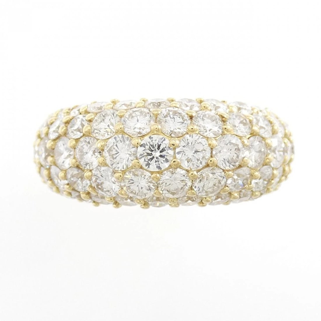 K18YG DIAMOND RING - 2