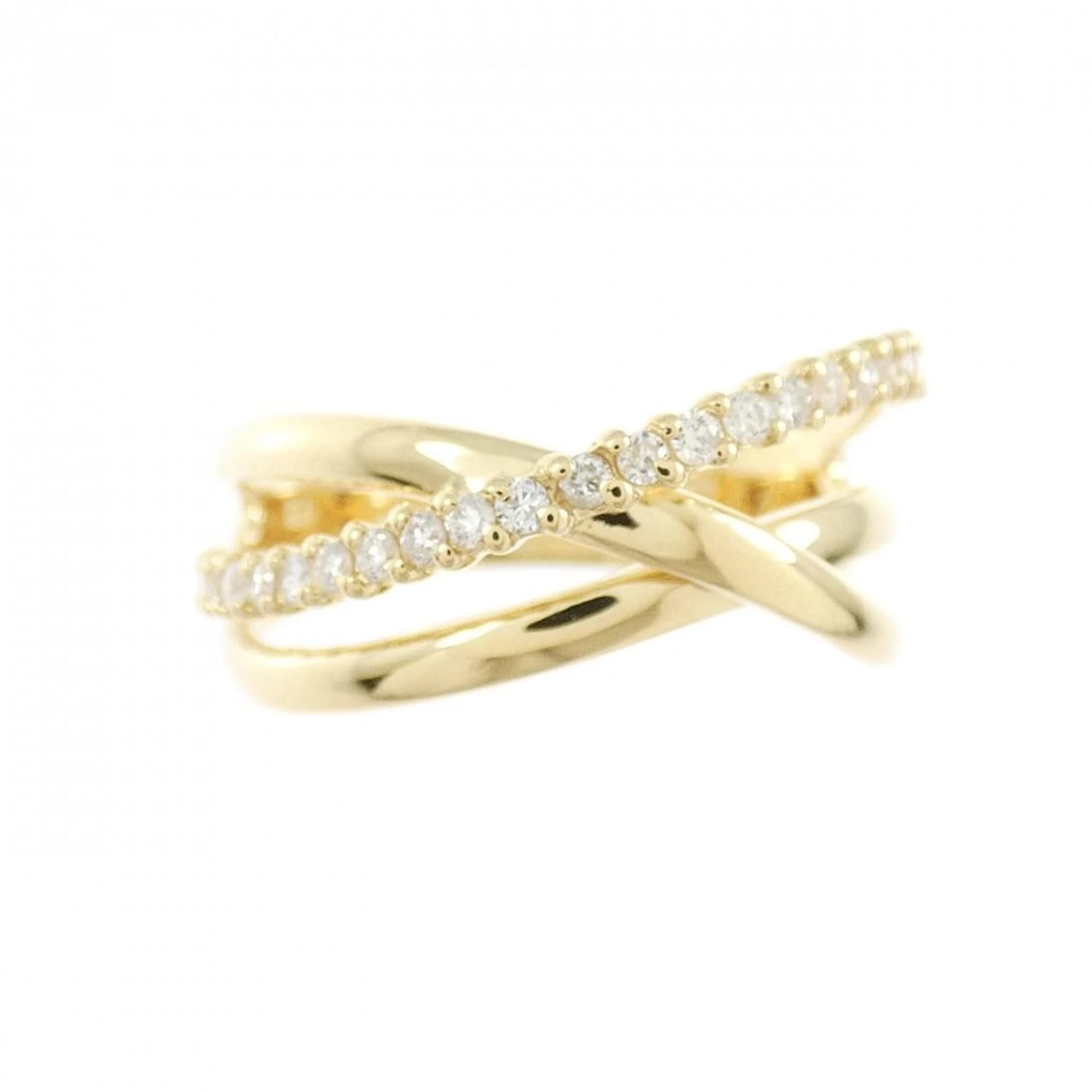 K18YG DIAMOND RING - 2