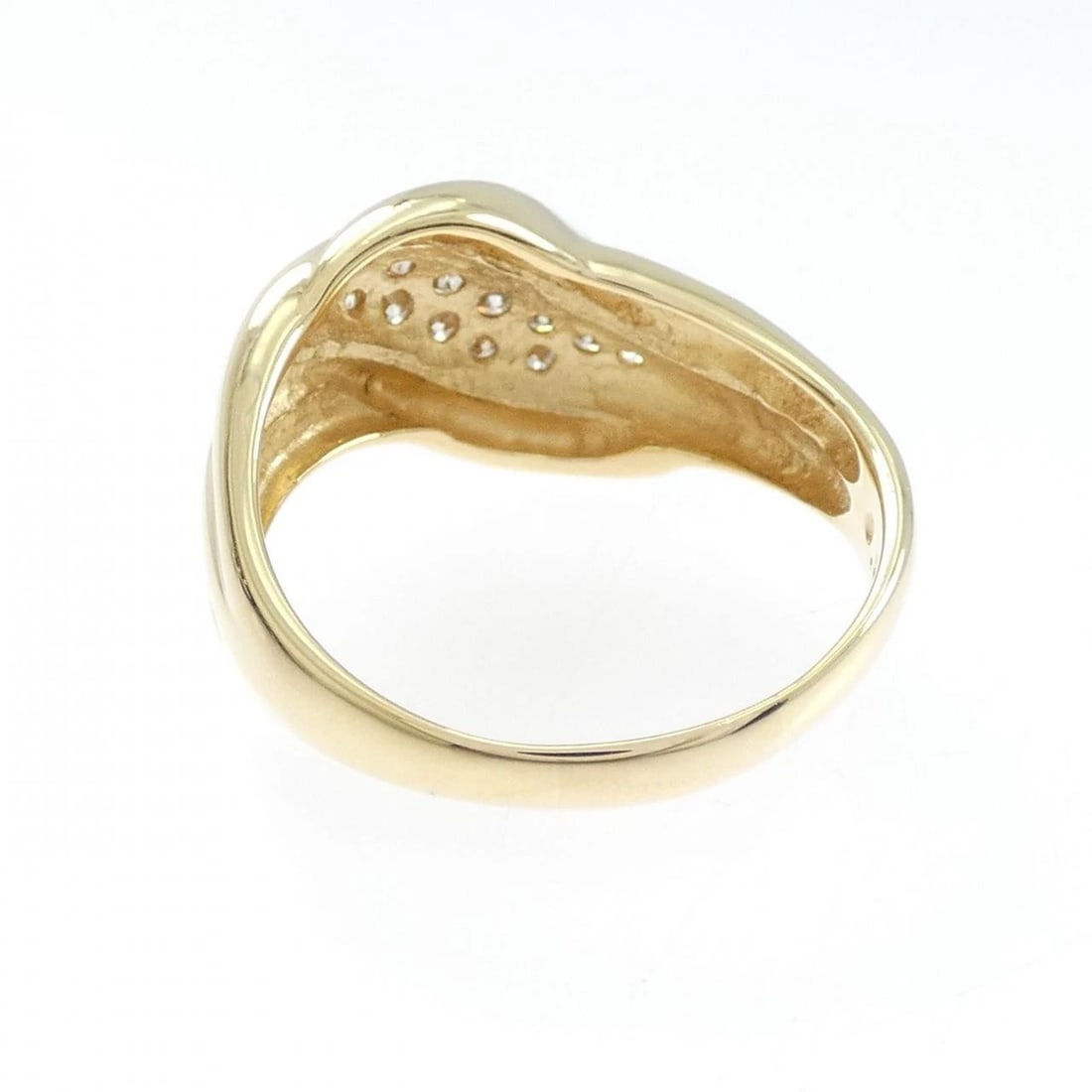 K18YG DIAMOND RING - 2