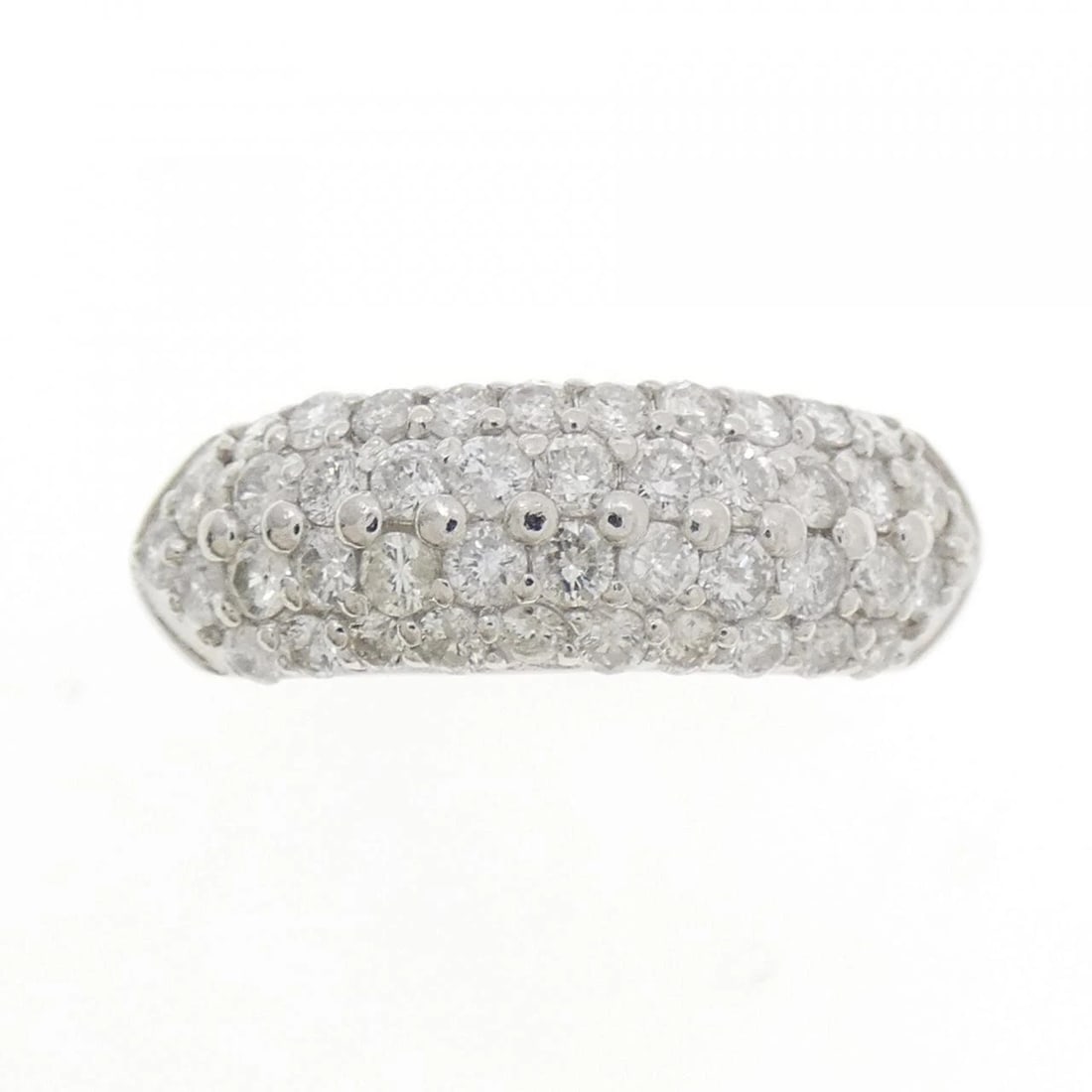 PT900 PAVE DIAMOND RING - 2