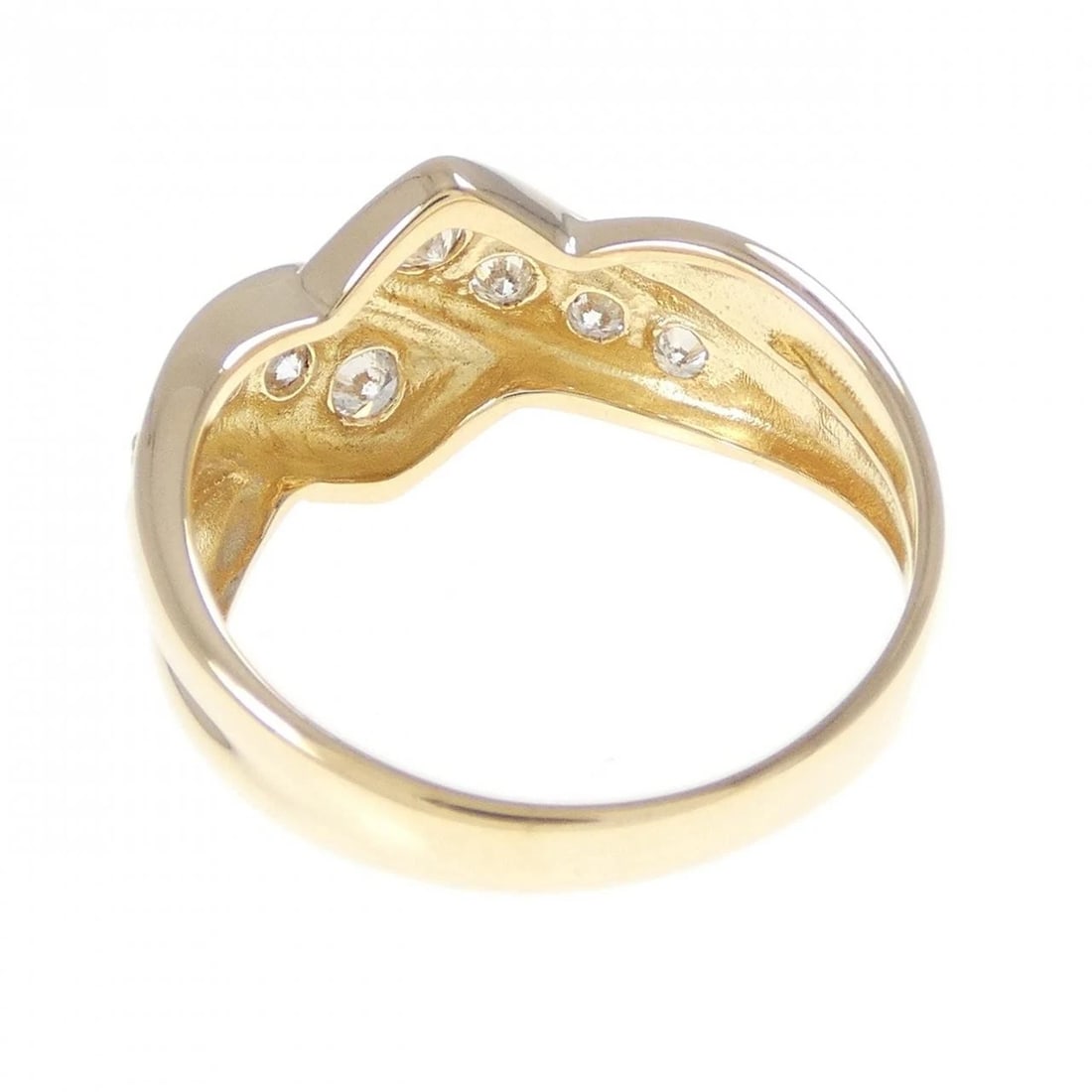 K18YG DIAMOND RING - 3