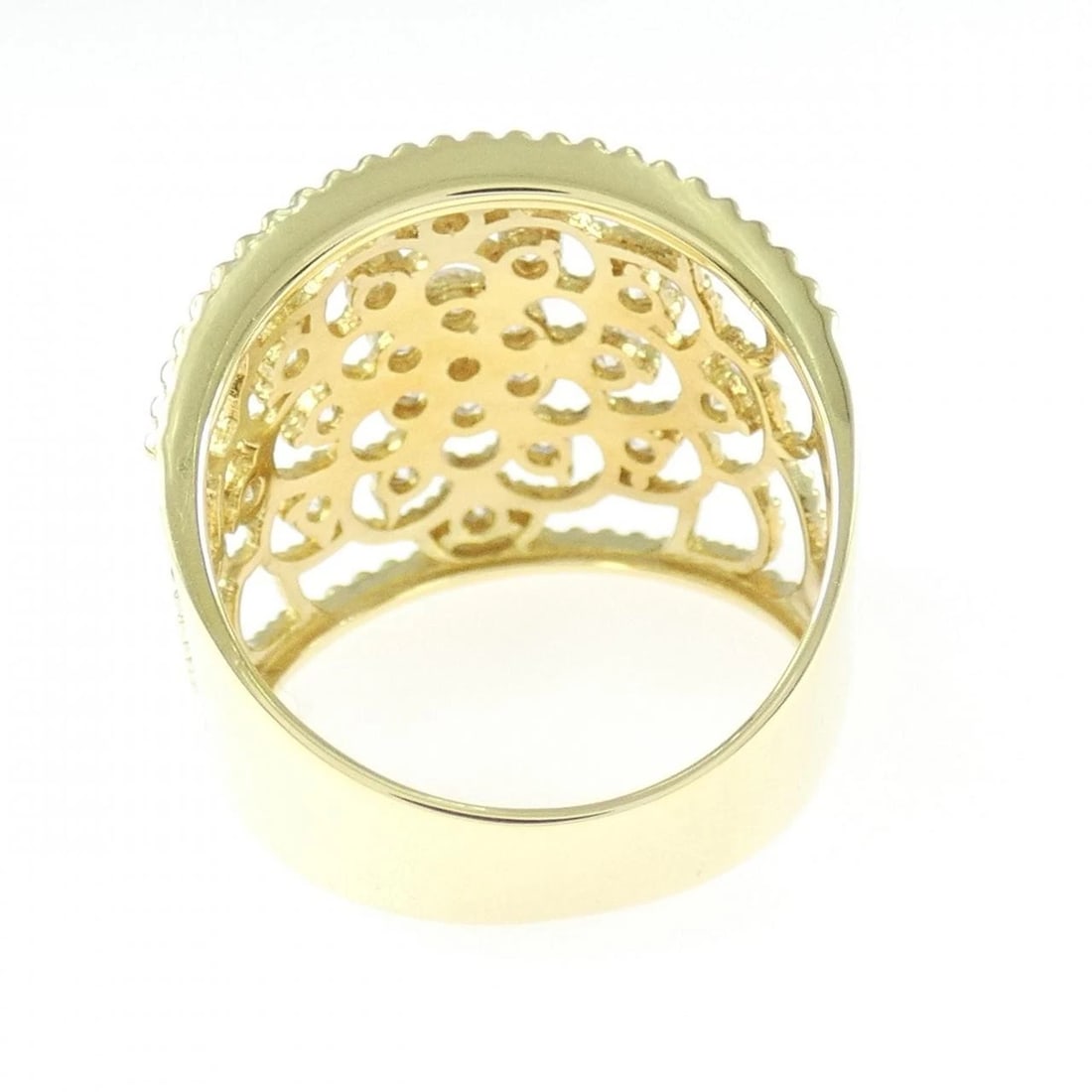 K18YG DIAMOND RING - 3