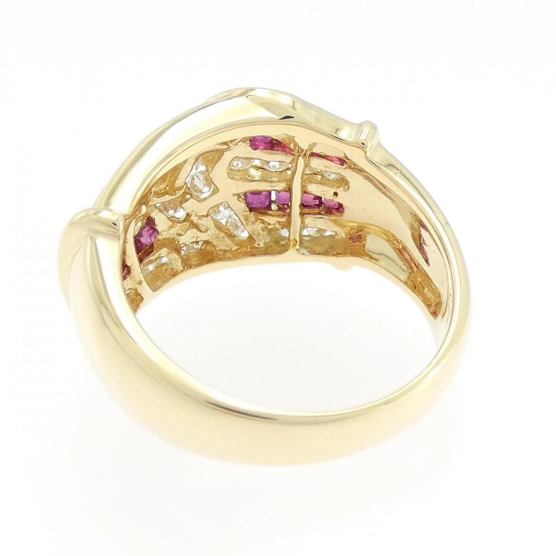 K18YG RUBY RING - 2