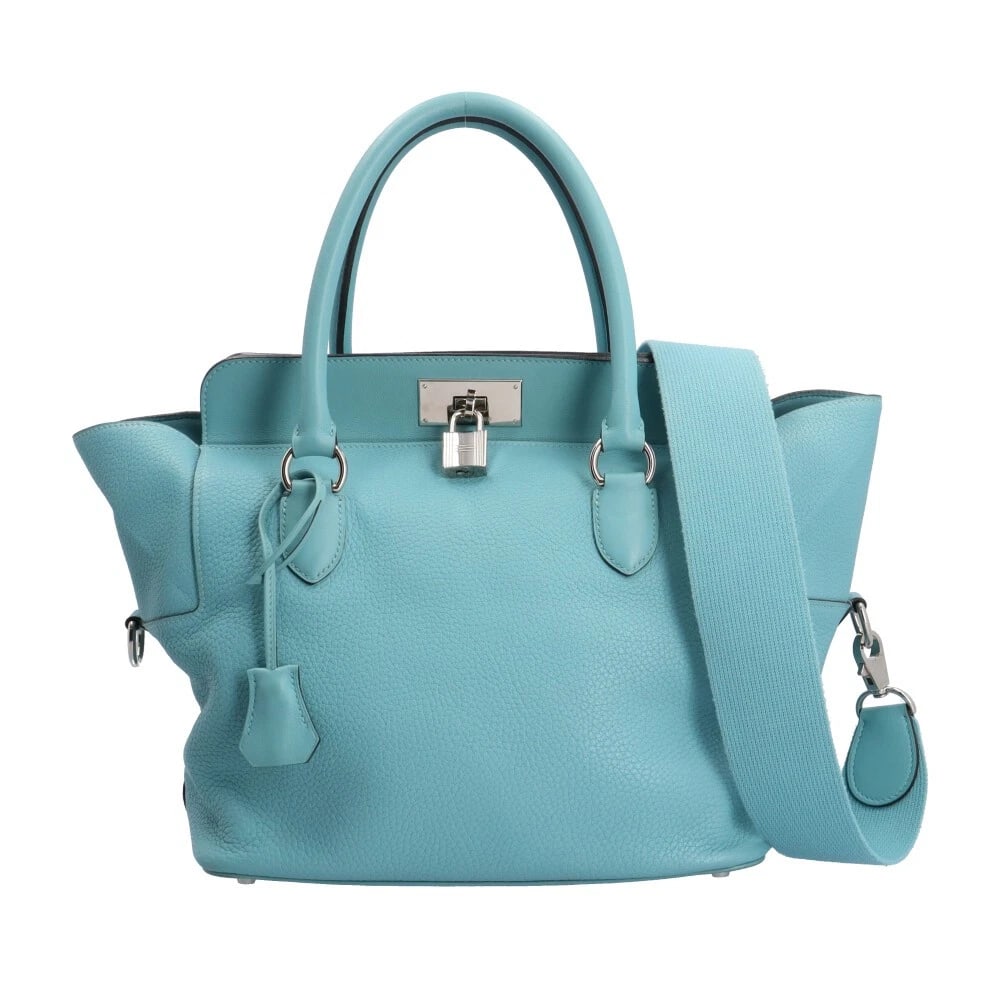 HERMES SHOULDER BAG VAUX SWIFT TAURILLON CLECE: HERMES Shoulder Bag Vaux Swift Taurillon Clece Brand: HERMES Type/Style: Shoulder Bag Material: Exterior Material Vaux Swift Color: Exterior Color blue Size: W10.2 x H11.0 x D7.1inch Handle:17.3inch
