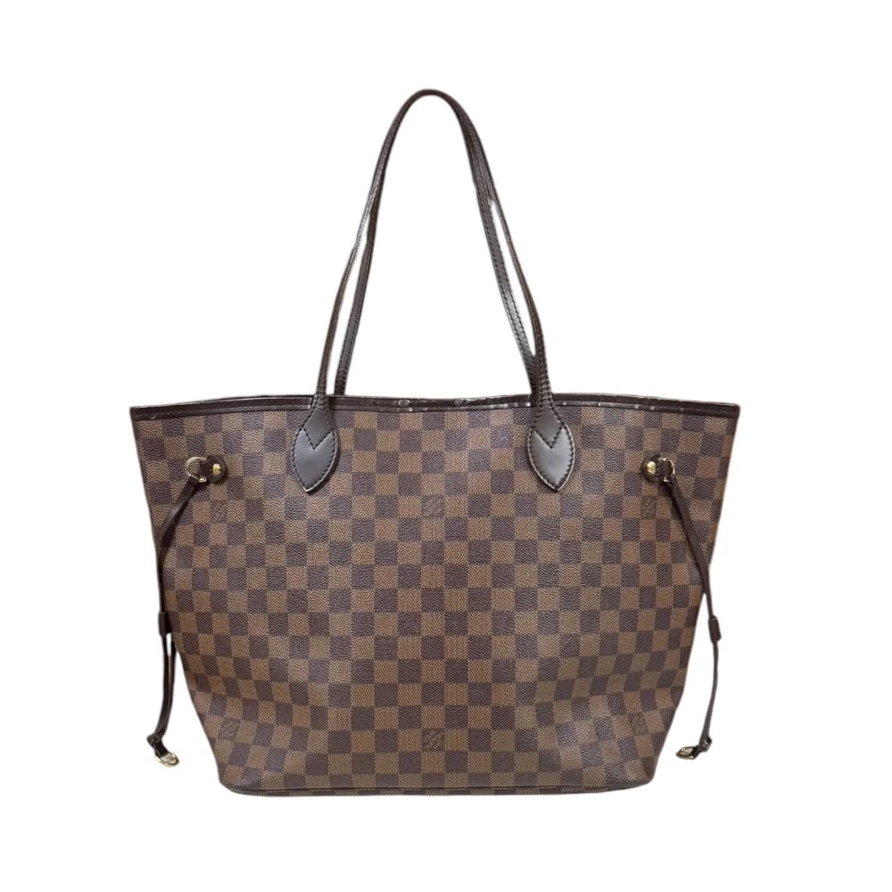 LOUIS VUITTON TOTE BAG DAMIER CANVAS: LOUIS VUITTON Tote Bag Damier canvas Brand: LOUIS VUITTON Type/Style: Tote Bag Material: Exterior Material Damier canvas Color: Exterior Color Brown Size: W12.6 x H11.2 x D6.5inch Accessories: Non