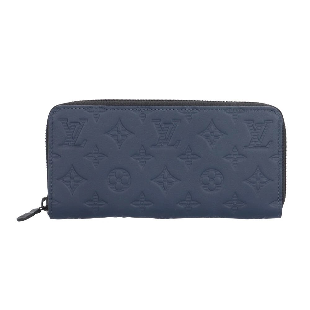 LOUIS VUITTON PURSE ZIPPY WALLET: LOUIS VUITTON purse Zippy Wallet Brand: LOUIS VUITTON Type/Style: purse Material: Exterior Material Monogram shadow leather Color: Exterior Color Navy Size: W7.9 x H3.9x D1.0inch Accessories: None