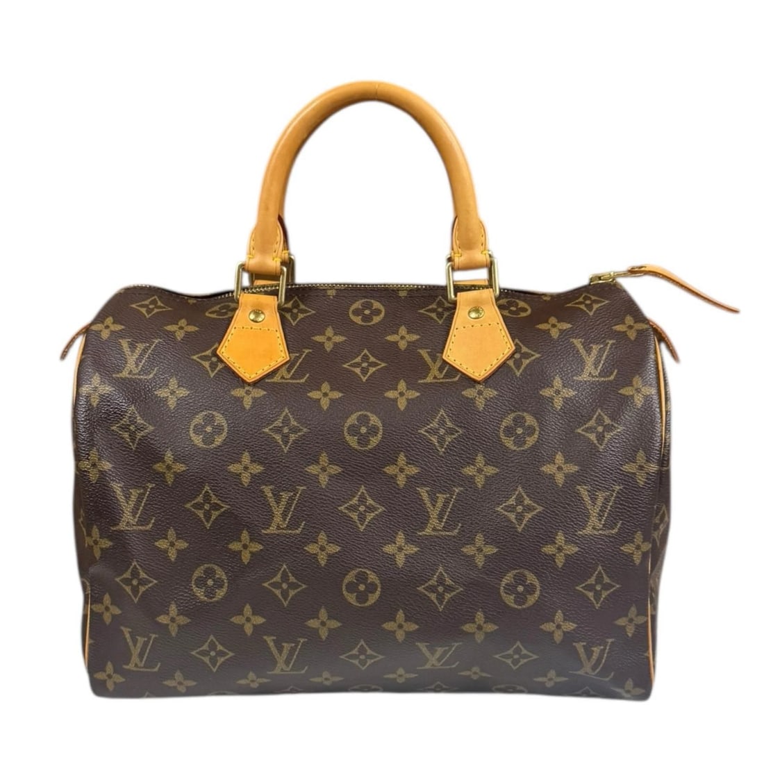 LOUIS VUITTON HANDBAG MONOGRAM CANVAS HANDBAG: LOUIS VUITTON Handbag Monogram canvas Handbag Brand: LOUIS VUITTON Type/Style: Handbag Material: Exterior Material Monogram canvas Color: Exterior Color Brown Size: W11.8 x H8.3 x D6.7inch Handle:10.0