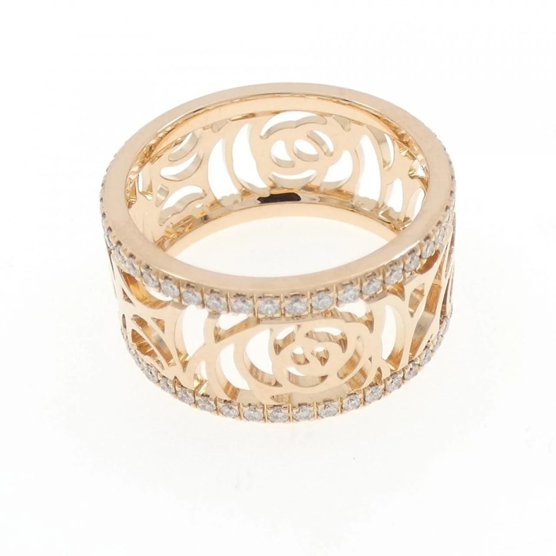 CHANEL CAMELLIA MEDIUM RING - 3