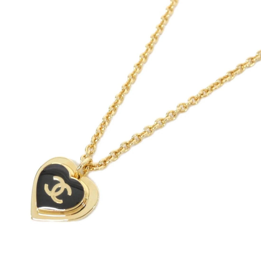 CHANEL NECKLACE: Chanel Necklace Brand: CHANEL Type/Style: Chanel Necklace Material: None, Color: BLACK / GOLD Metal Size: Length : 41-47cm Top width x height: 2cm x2cm Accessories: None Accessories Notice