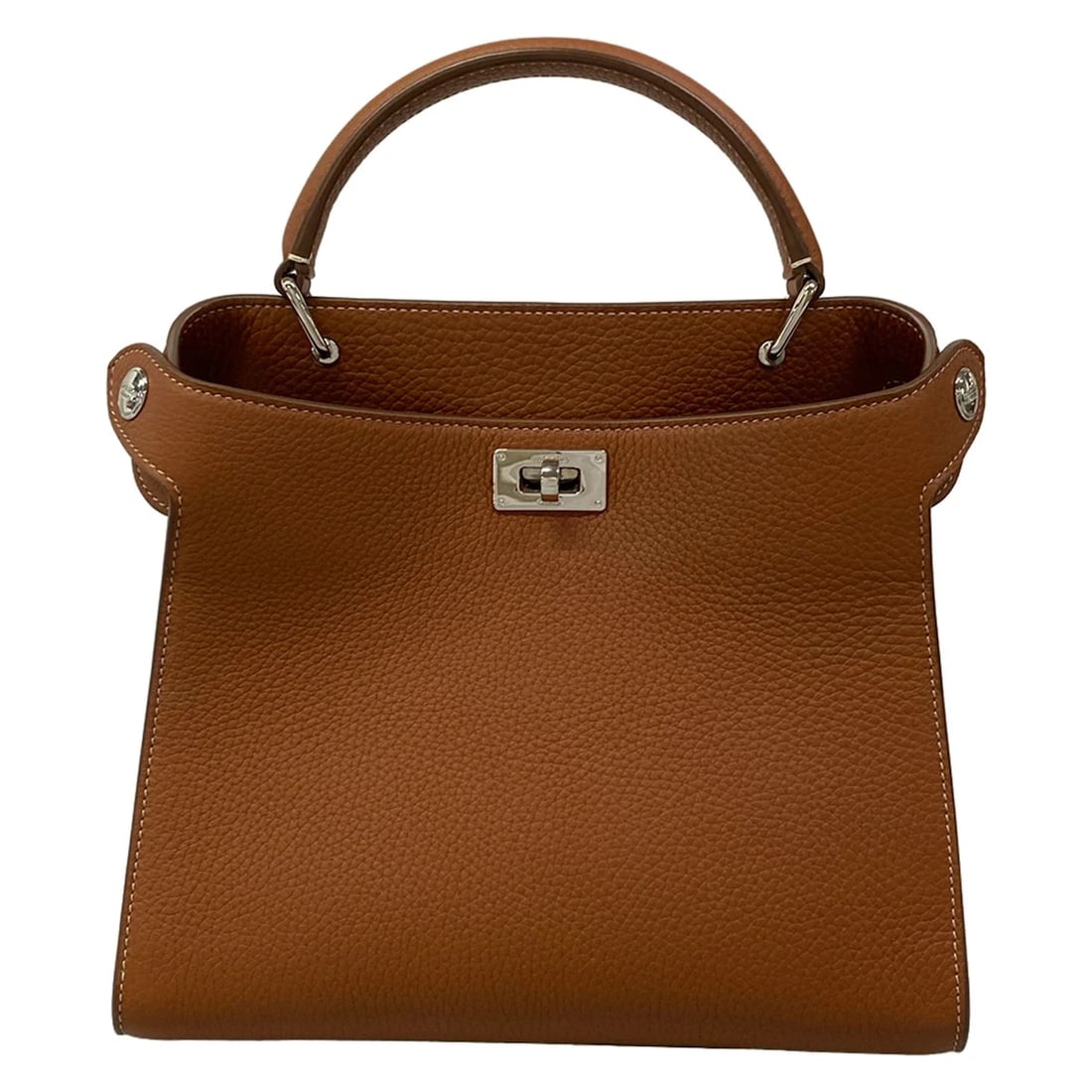 MICHINO LUTECE BROWN TAURILLON LEATHER - HANDBAG: michino Lutece Brown Taurillon Leather - Handbag Brand: michino Type/Style: Handbag Material: Exterior Material Taurillon Leather Color: Exterior Color Brown Size: Height : 8.46 inch (21.5 cm) Width :