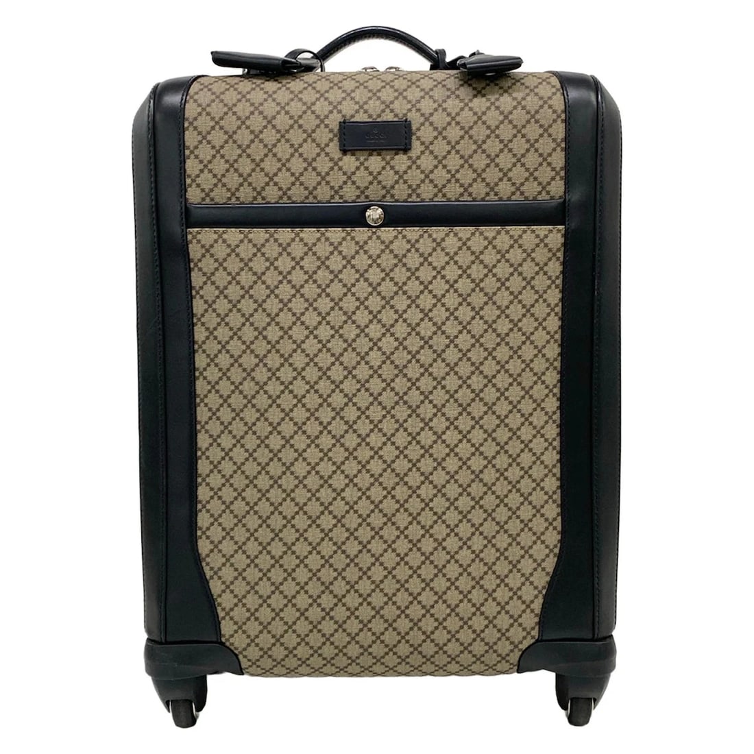 GUCCI DIAMANTE/CARRY ON TROLLEY BLACK BEIGE DARK BROWN (1 of 6)