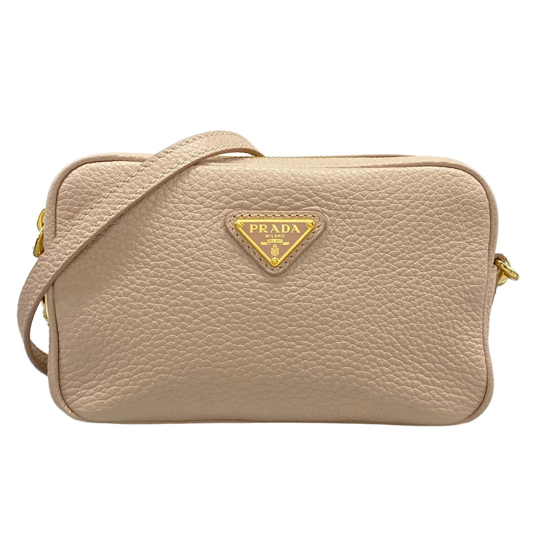 PRADA LEATHER MINI LIGHT PINK VITELLO DINO SOFT (1 of 9)