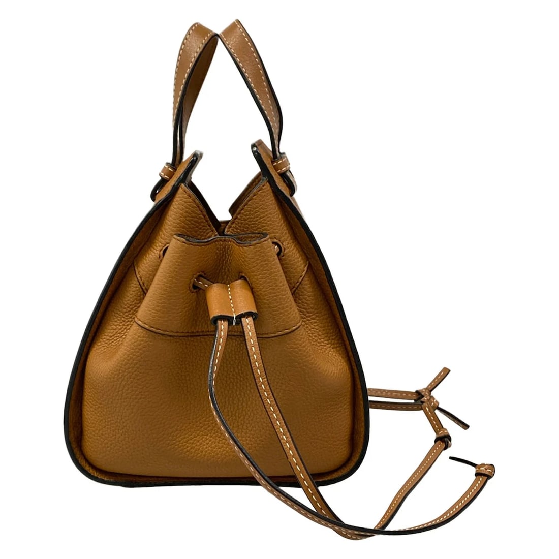 LOEWE HAMMOCK DRAWSTRING BAG MINI TAN - 2