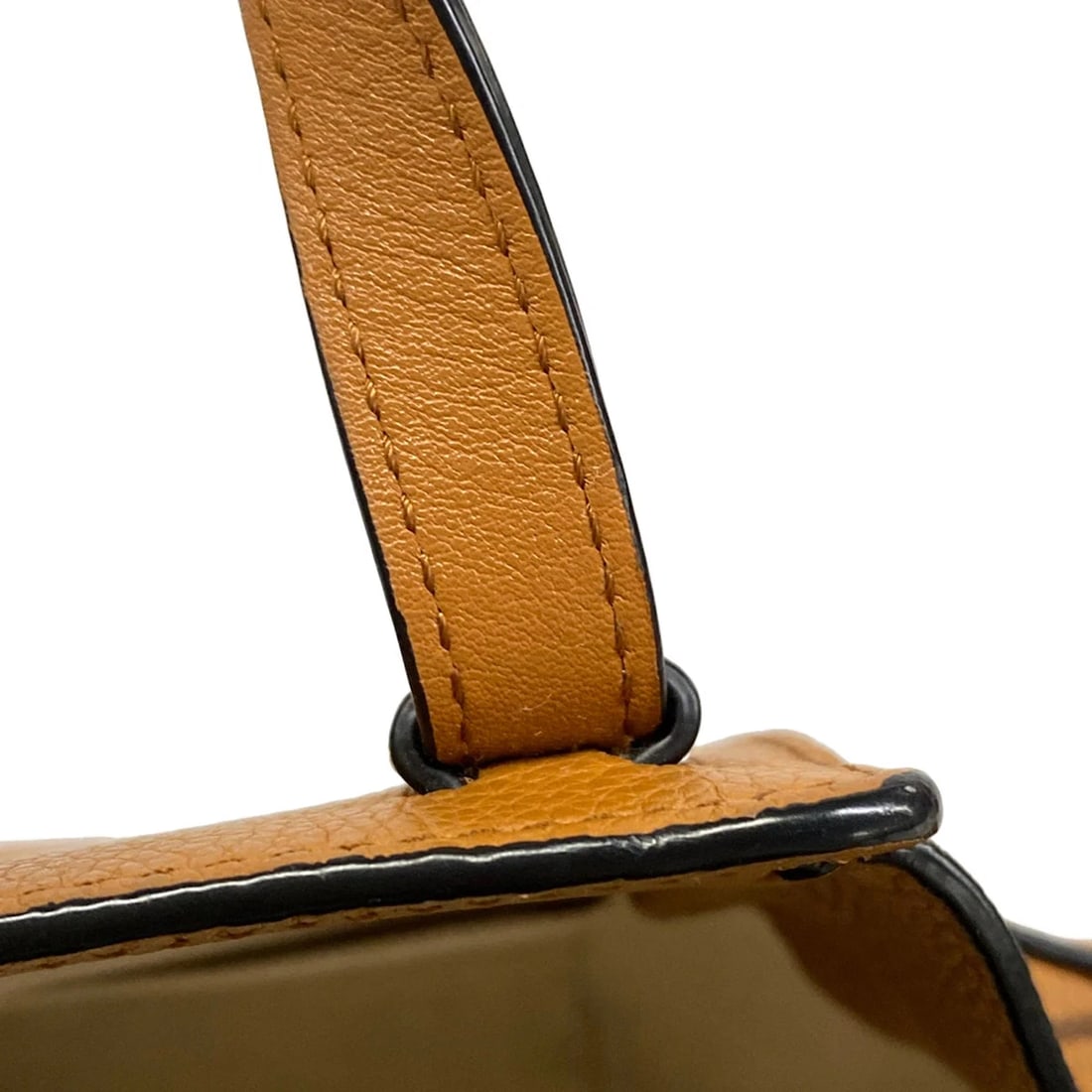 LOEWE HAMMOCK DRAWSTRING BAG MINI TAN - 8