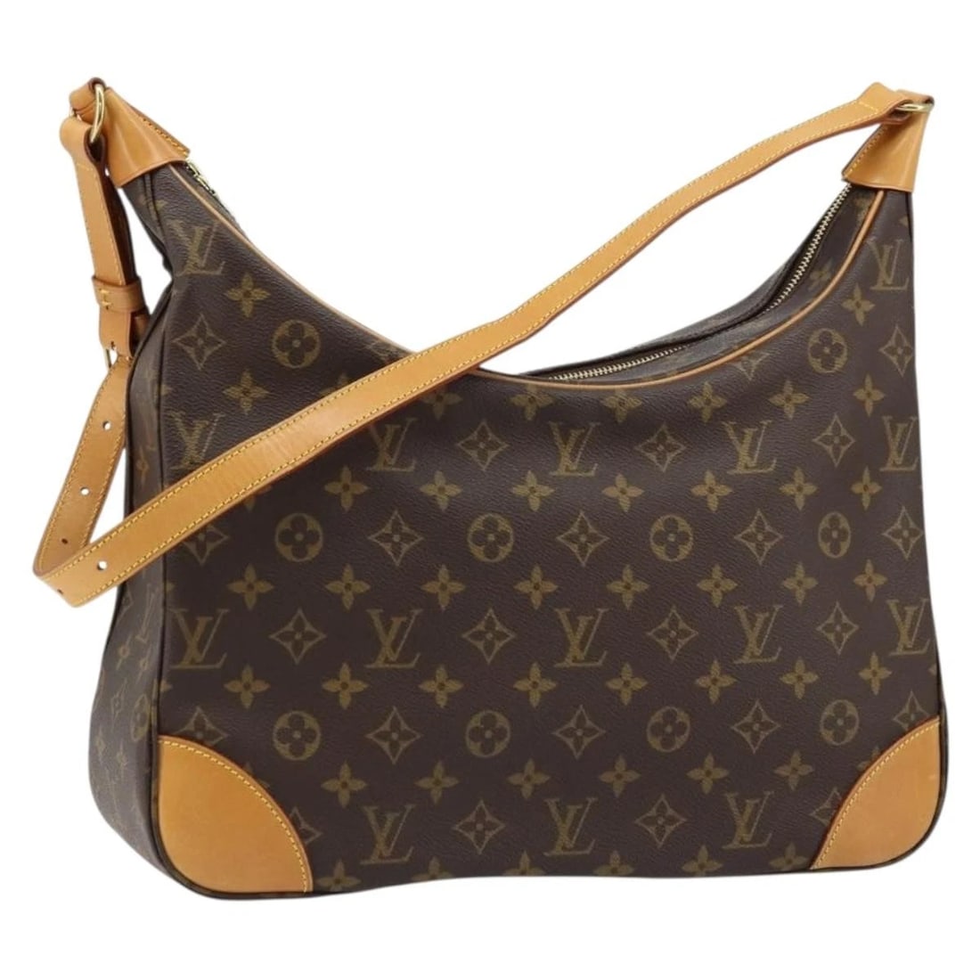 LOUIS VUITTON MONOGRAM BOULOGNE 35 SHOULDER BAG: LOUIS VUITTON Monogram Boulogne 35 Shoulder Bag Brand: LOUIS VUITTON Type/Style: Shoulder Bag Material: Monogram Canvas Color: Monogram Size: Size(Inch) W13.8 x H8.7 x D4.3inch(Approx) Accessories