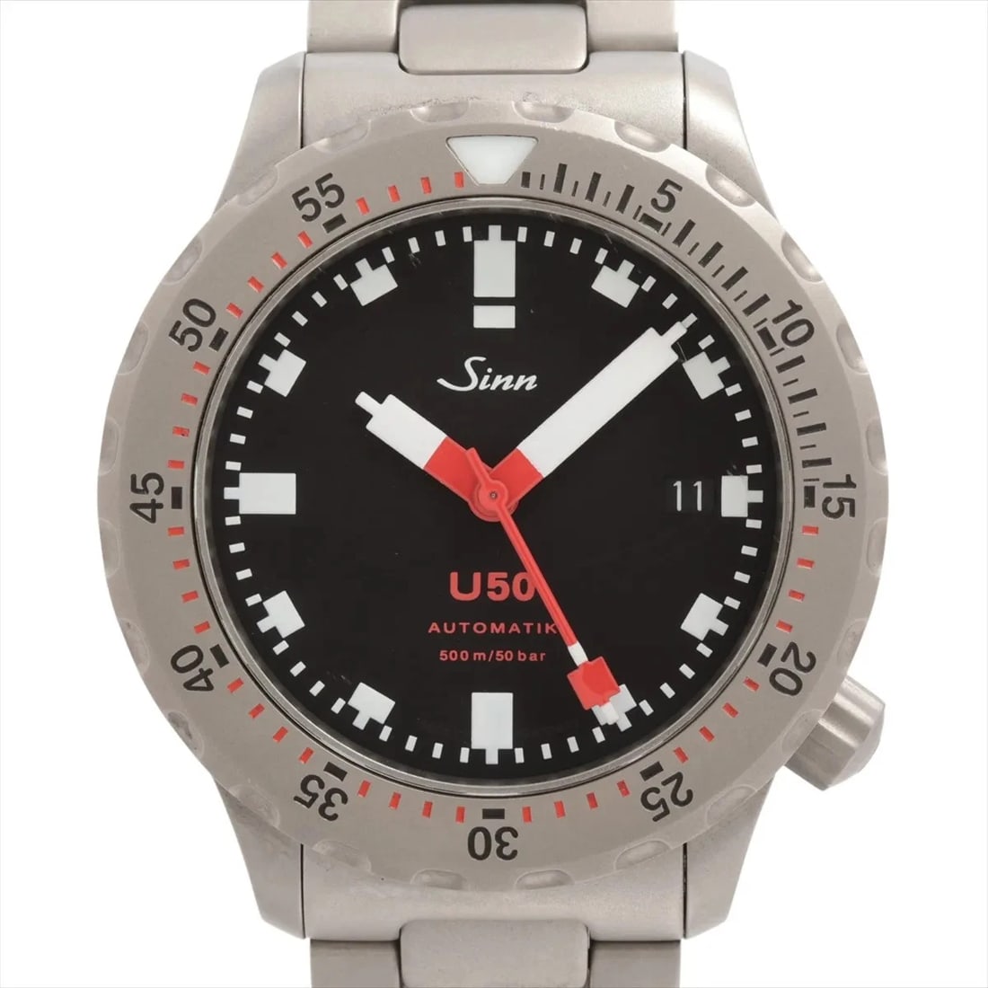 SINN SS AT BLACK DIAL WATCH: SINN SS AT black dial Brand: SINN Type/Style: Wristwatch Material: SS Color: Dial Color Black Size: Case:W1.6 x H1.6inch / W41 x H41 Circumference of Wrist:7.1inch / 18 Accessories: None A