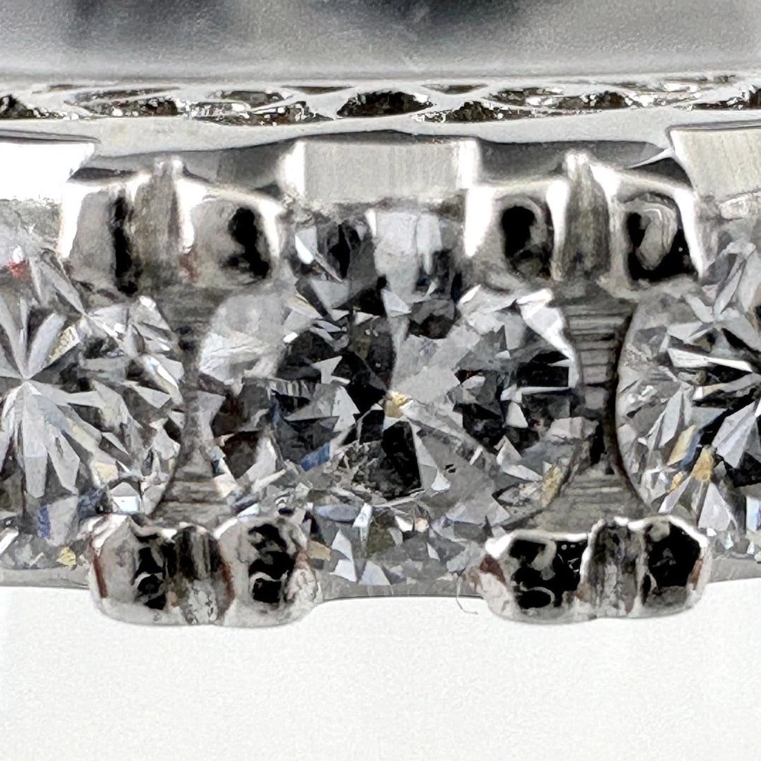 MELEE DIAMOND DESIGN RING PLATINUM - 2