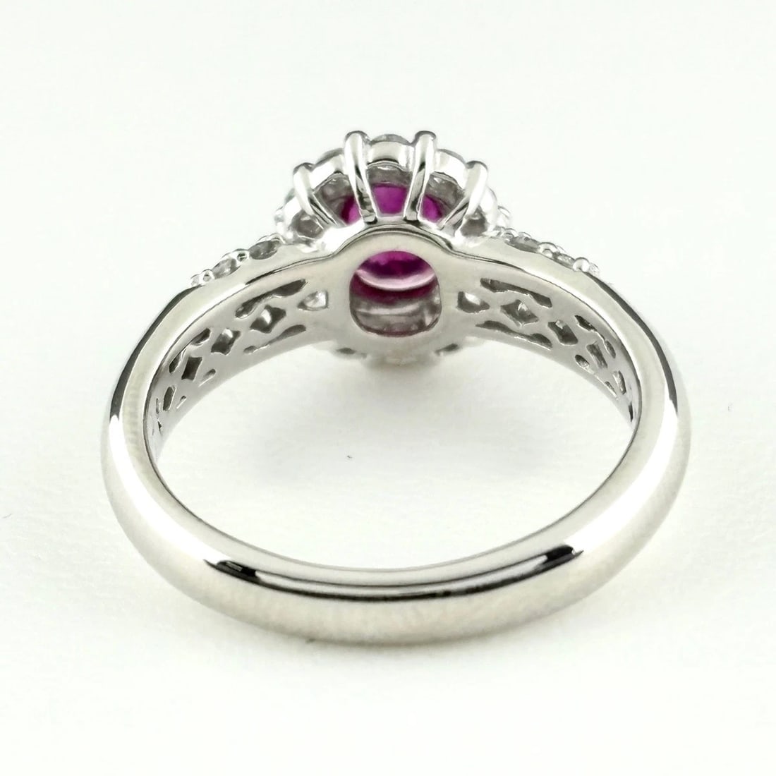 RUBY DESIGN RING PLATINUM - 3