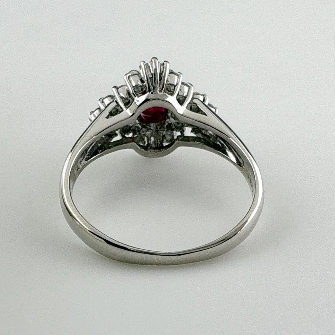 RUBY DESIGN RING PLATINUM - 3