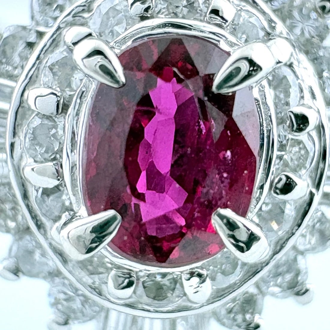 RUBY DESIGN RING PLATINUM - 2