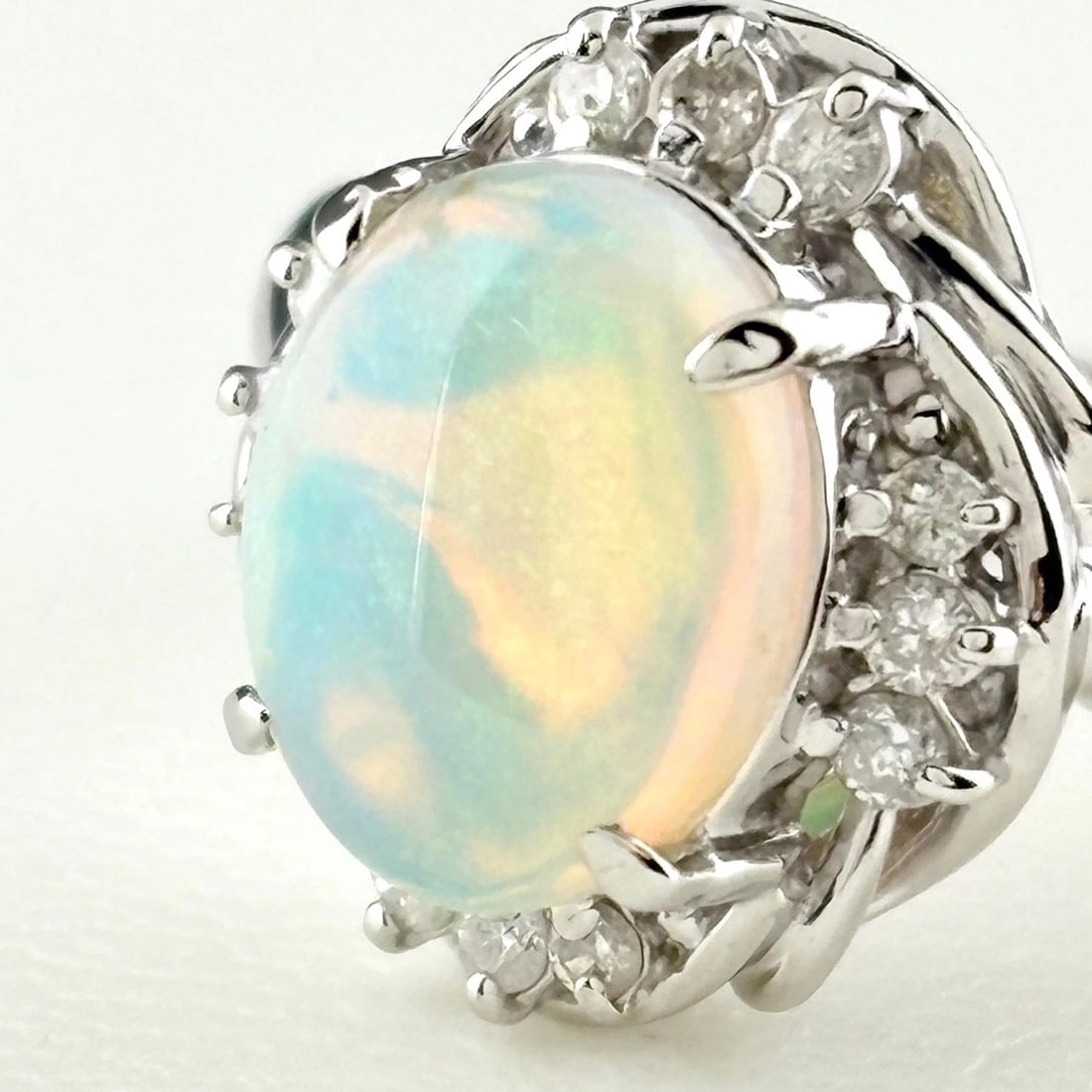 OPAL DESIGN RING PLATINUM - 3