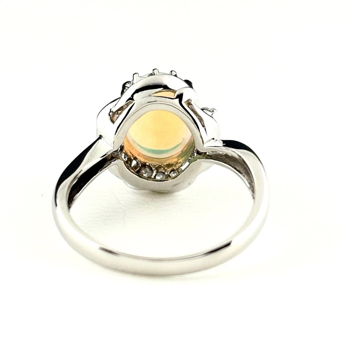 OPAL DESIGN RING PLATINUM - 4