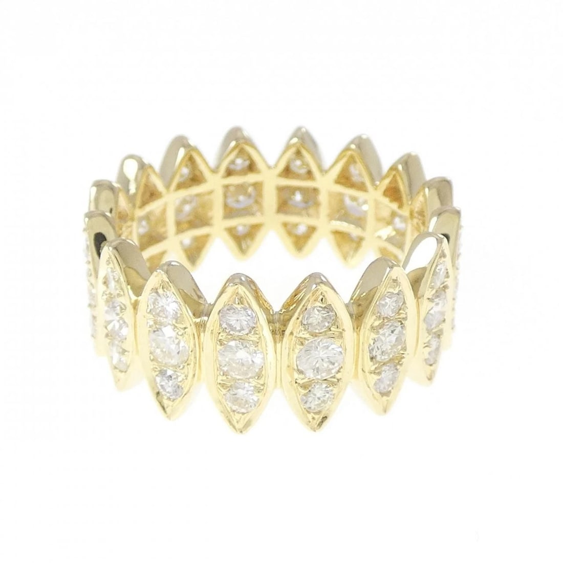 K18YG DIAMOND RING - 2