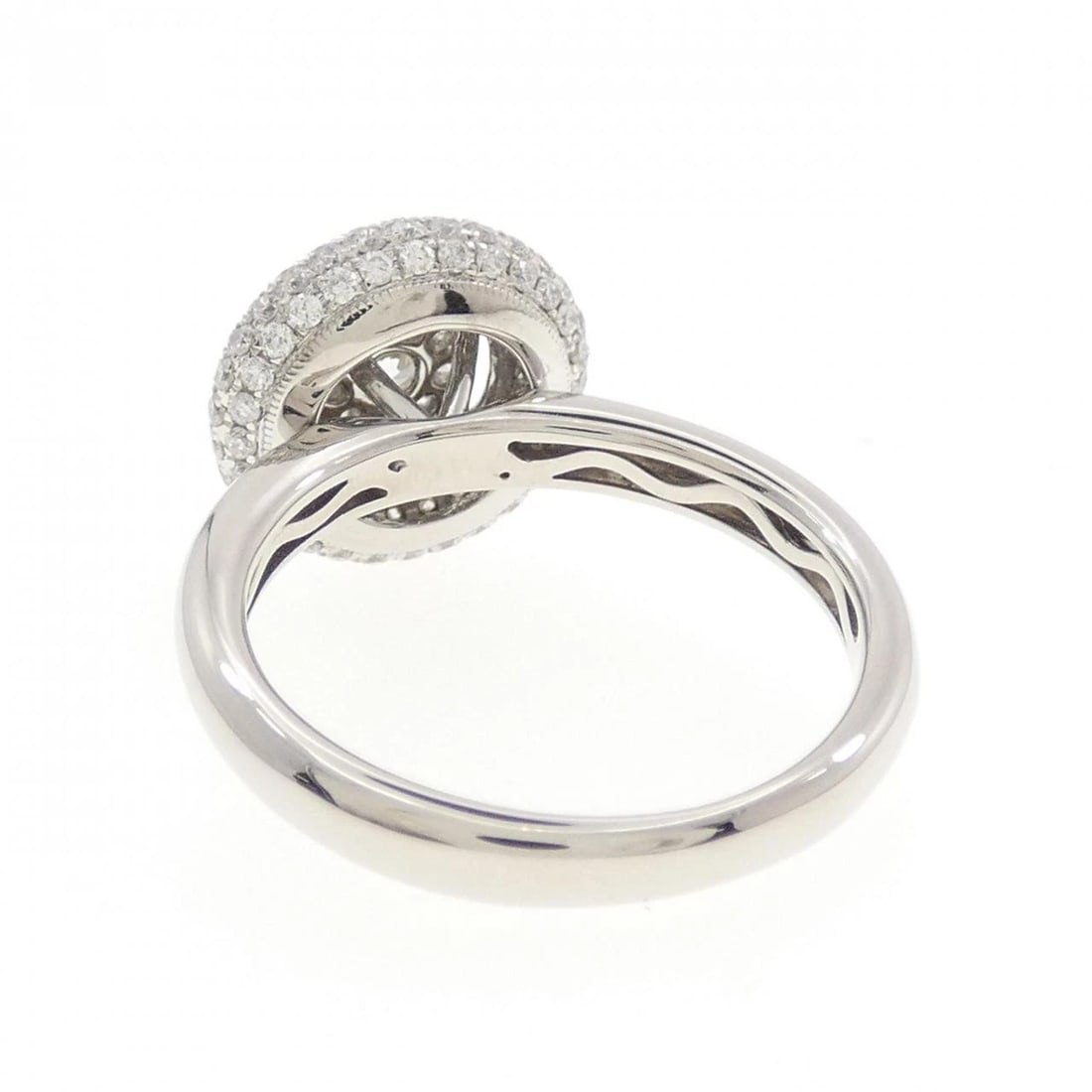 K18WG DIAMOND RING - 3